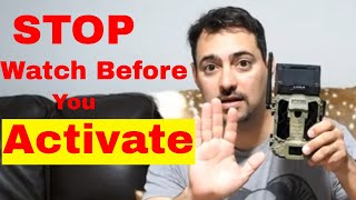 STOP - watch before activating Spypoint Link Cameras