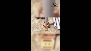The underground image when casing rotator works
