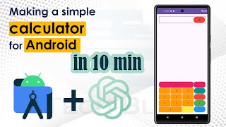 Create Simple Calculator For Android Using Chatgpt in 10 min #ai screenshot 1