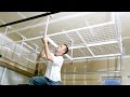 How to install a Overhead Garage Storage Rack - CEILING MOUNT SHELF