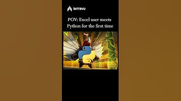 When excel user meets Python for the first time🐍 #datavisualization #Python #Excel #funnyshorts