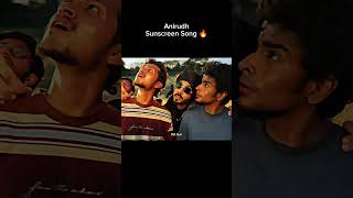 Anirudh x Deconstruct Gel Sunscreen Ad Song ☀️🔥 | Catchy Summer Vibes #anirudh #sunscreen #shorts