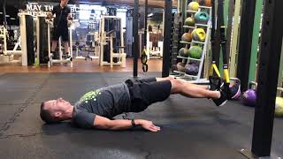 TRX Hamstring Curl w Hip Press