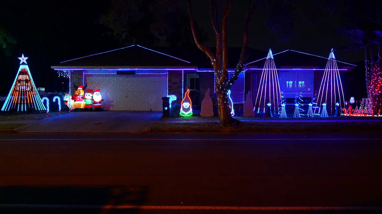 The Weeknd blinded by the lights Christmas lights 2020 YouTube