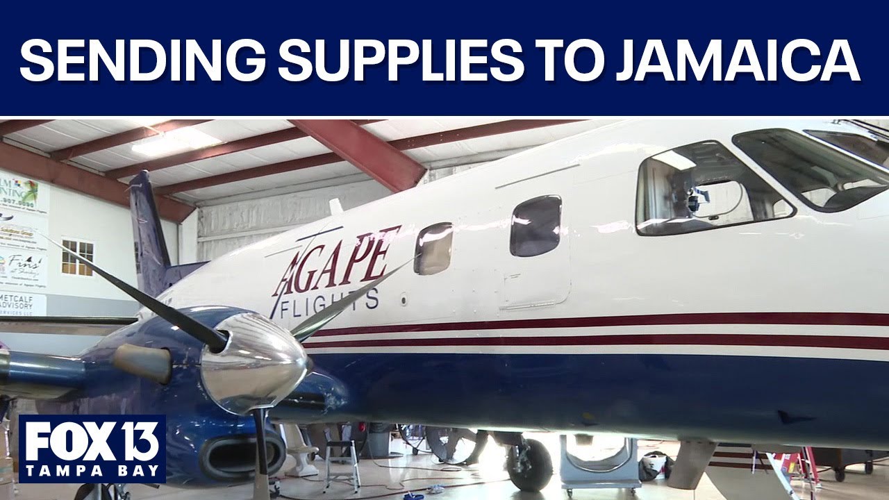 Agape flights waiting to bring aid to Jamaica