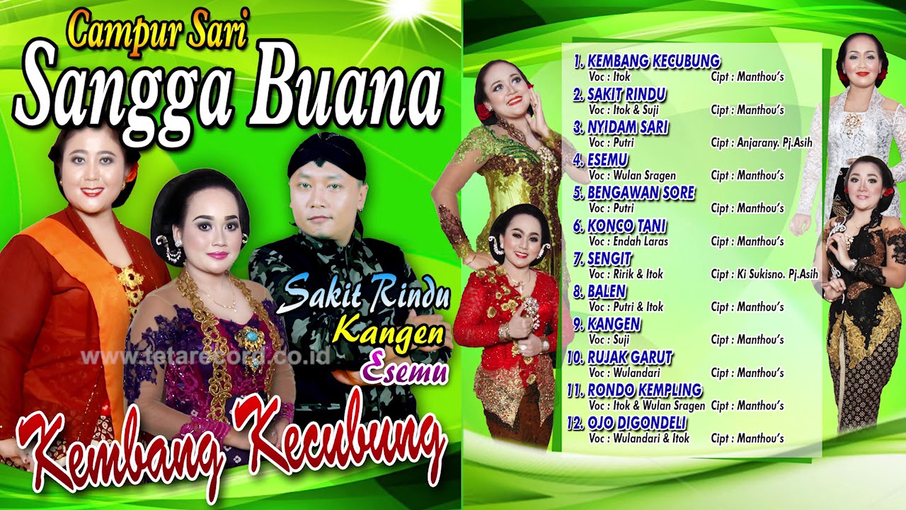Sangga Buana Kembang Kecubung Campursari Langgam Mat Matan Youtube