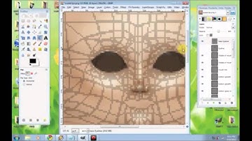 IMVU Skin Developing - Pinup Makeup & Scarlet Lips using GIMP