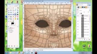 IMVU Skin Developing - Pinup Makeup & Scarlet Lips using GIMP
