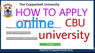 HOW TO APPLY ONLINE FOR ADMISSION AT #cbu #university.