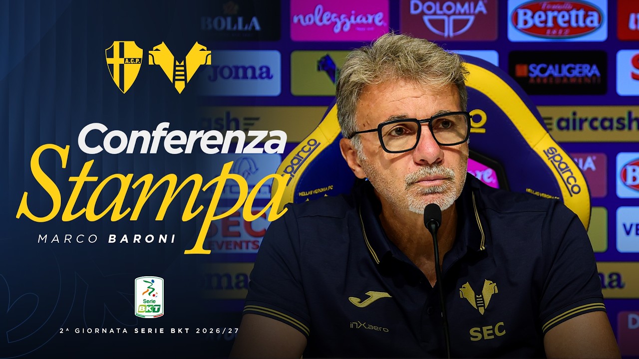 Serie BKT 2026/27 | Le parole di mister Marco Baroni prima di #PadovaVerona