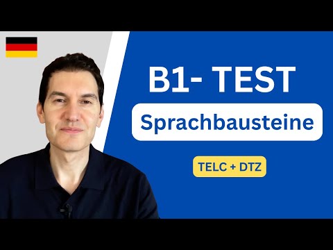 Sprachbausteine B1 TELC + DTZ | Deutschprüfung