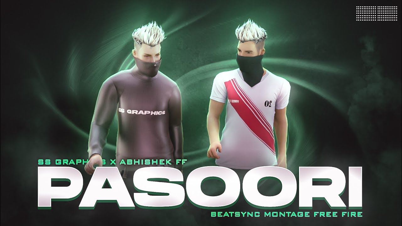 Pasoori - Coke Studio | Free Fire Best Edited Beat Sync Montage | Collab With @SS Graphics
