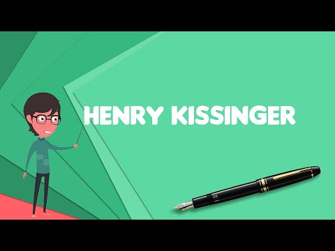 Video: Valor neto de Henry Kissinger: Wiki, casado, familia, boda, salario, hermanos