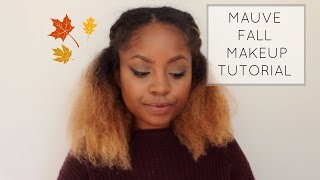 Fall Makeup Tutorial | Mauve & Rosy | MissDarcei screenshot 5