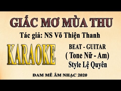  GIẤC MƠ MÙA THU -St. Võ Thiện Thanh