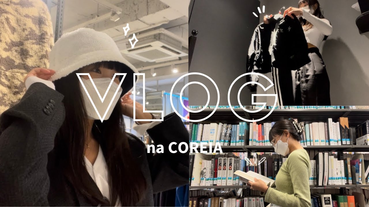 vlog na coreia🤍| comprando roupa nova🛍️, brunch, fazendo chá em casa, etc!
