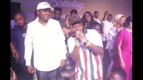 DAVIDO PERFORMS HIT SONGS AT OBA SAHEED ELEGUSHI’S 45TH BIRTHDAY GIG
