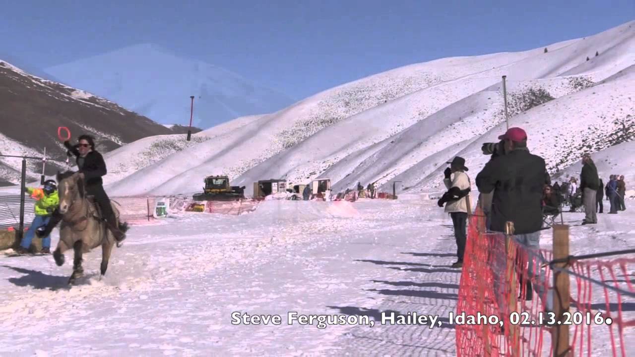 Extreme Ski Joring, Hailey, Idaho, 02.13.2016. YouTube