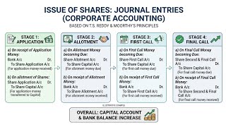 Stuck on Journal entries of issue of Shares? Company Accounts Made Easy!|Corporate accounting|B.com