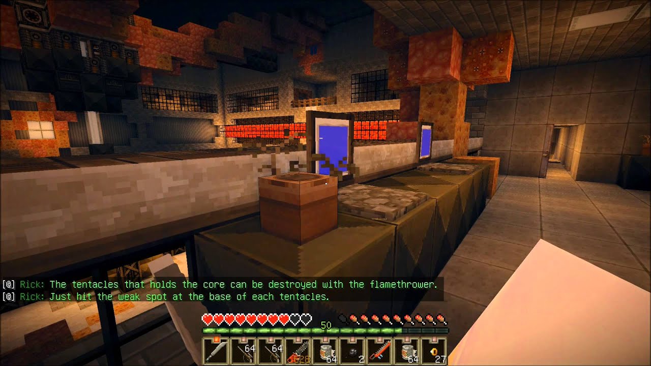 Прохождение карты Zombie Apocalypse by Hypixel #6 (финал)