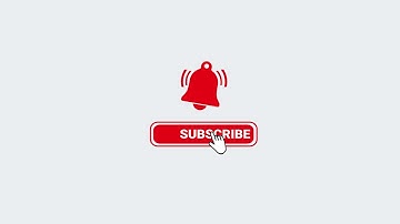Subscribe button and follow notification logo concept, white background-Download Free Footage
