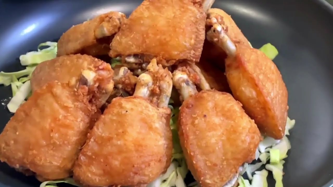 ปีกไก่ทอด | วิธีเลาะกระดูกไก่ | ส่วนผสมน้อยอร่อยมาก | by ครัวสุขใจ
