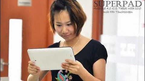 Android 4.0 Tablet PC - SuperPad - 10 Inch HD Display, Capacitive Multi Touch