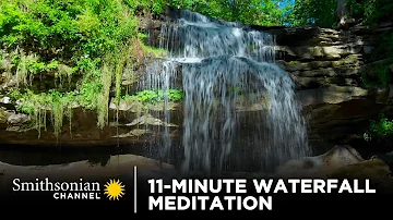 11-Minute Waterfall Meditation 💧 Smithsonian Channel