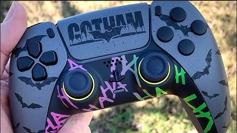 Batman vs Joker PS5 controller build. Custom PS5 controller