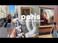 Paris vlog  vintage shopping cafes museums photobooths and foooddd  europe summer diaries