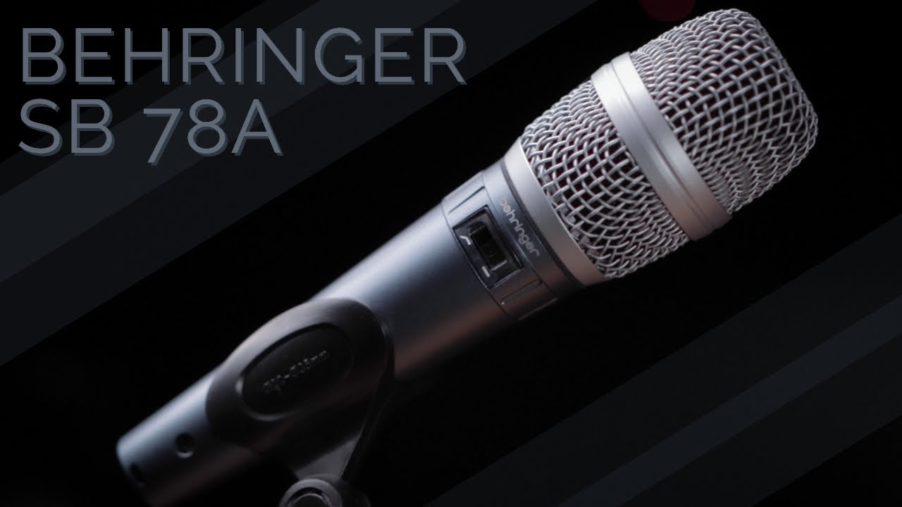 ハンドヘルド SB コンデンサーマイク ベリンガー 78A Behringer | Product | SB 78A