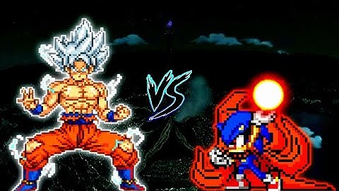 Goku MUI V3 OP (Bog) VS Sonic Baryon Mode V2 OP in Jump Force Mugen