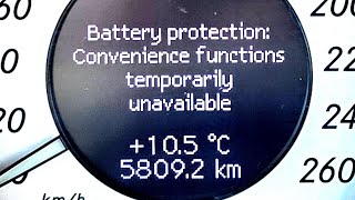 Solved ! Mercedes Battery Protection Convenience Functions Unavailable (Fix)