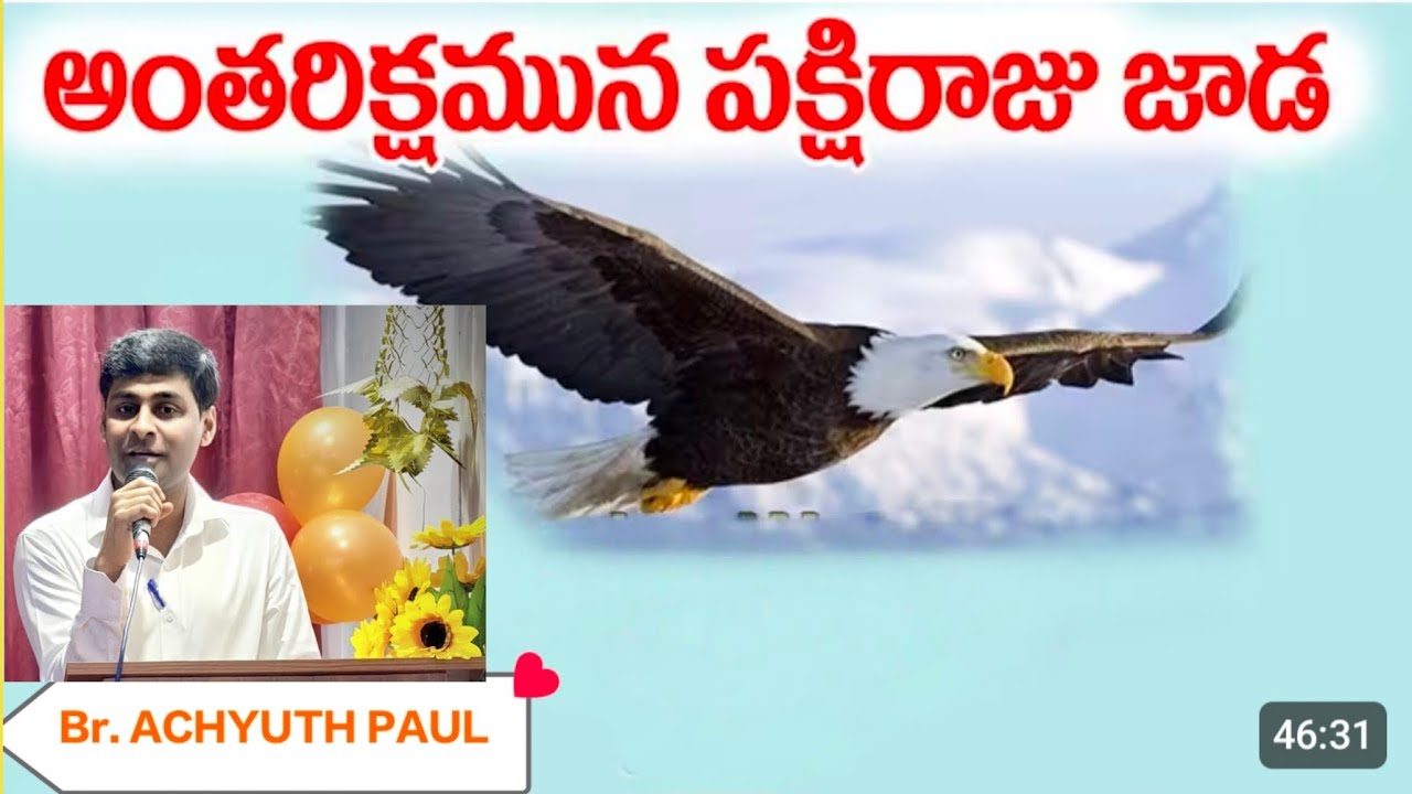 అంశం: అంతరిక్షమున పక్షిరాజు జాడ.