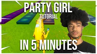 5 Minute Party Girl Tutorial | Fortnite Music Blocks