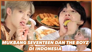 Mukbang Seventeen dan The Boyz di Indonesia 🇮🇩 |Battle Trip| (IND/ENG SUB)