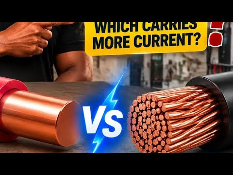 STRANDED COPPER WIRE OR SOLID COPPER WIRE — WHICH CARRIES MORE CURRENT?
