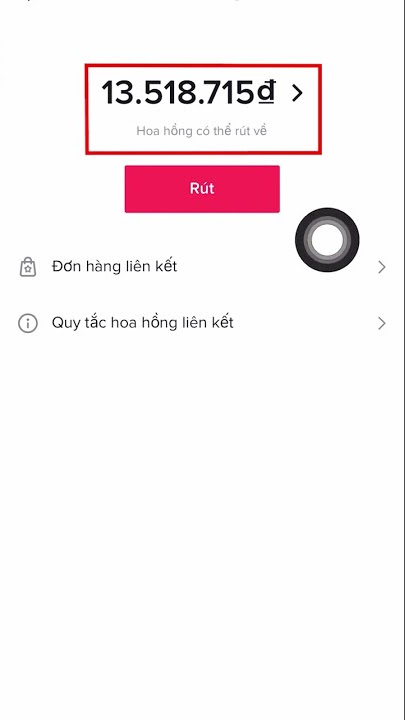 Cách rút tiền hoa hồng Affiliate từ Tiktok Shop. #shorts