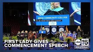 Jill Biden tells Arizona college graduates to tune out people who tell them what they 'can't' do