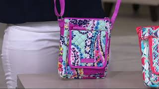 Vera Bradley Iconic RFID Mini Hipster on QVC
