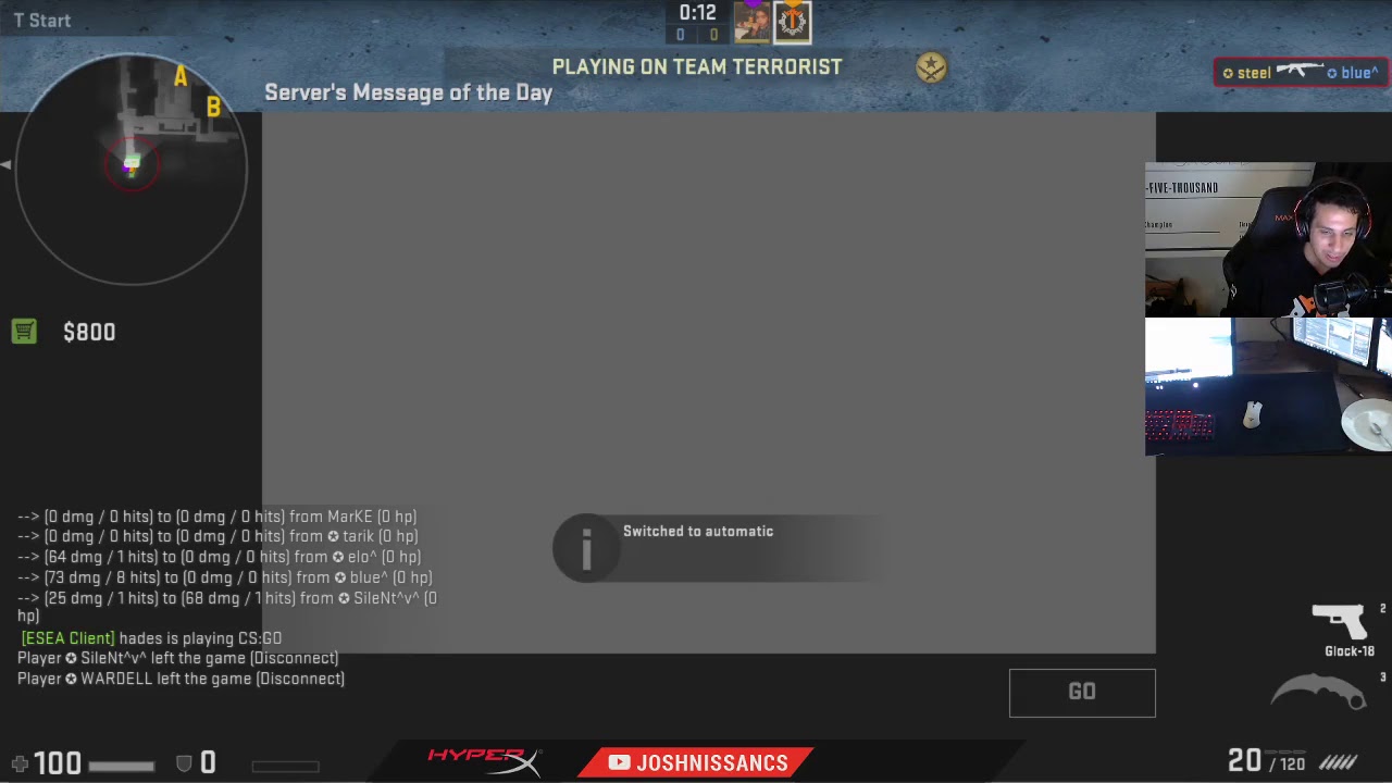 Steel talking shit about dazed and him retiring (CSGO) - YouTube