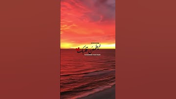 ليطمئن قلبك ||  بصوت القارئ عبدالرحمن مسعد 🍁⁦♡