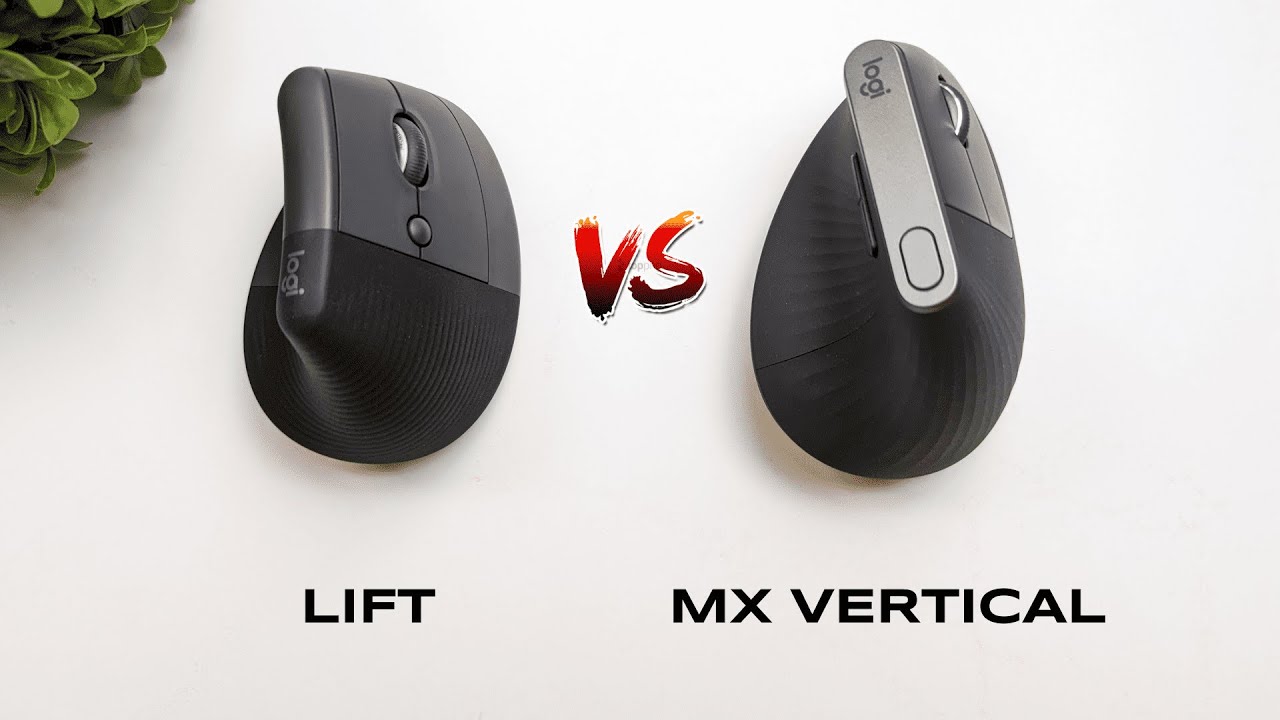 Logitech Lift vs MX Vertical Ergo Mouse - YouTube