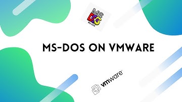 Installing MS-DOS on Vmware.