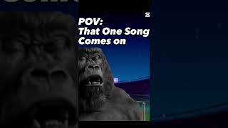 POV: That one song comes on #song #music #gorilla #memes #shorts