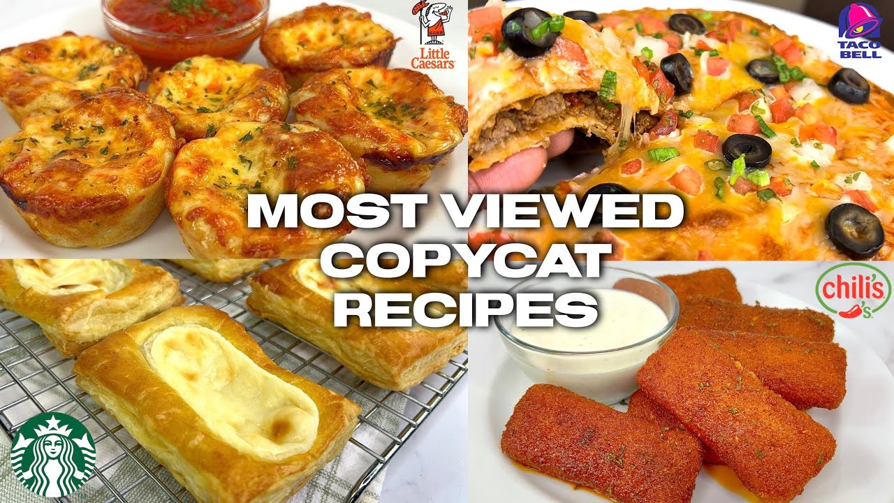 MOST VIEWED COPYCAT RESTAURANT RECIPES! - YouTube