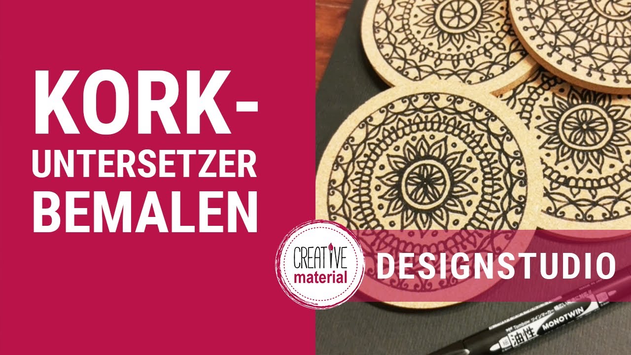 DIY | Korkuntersetzer bemalen
