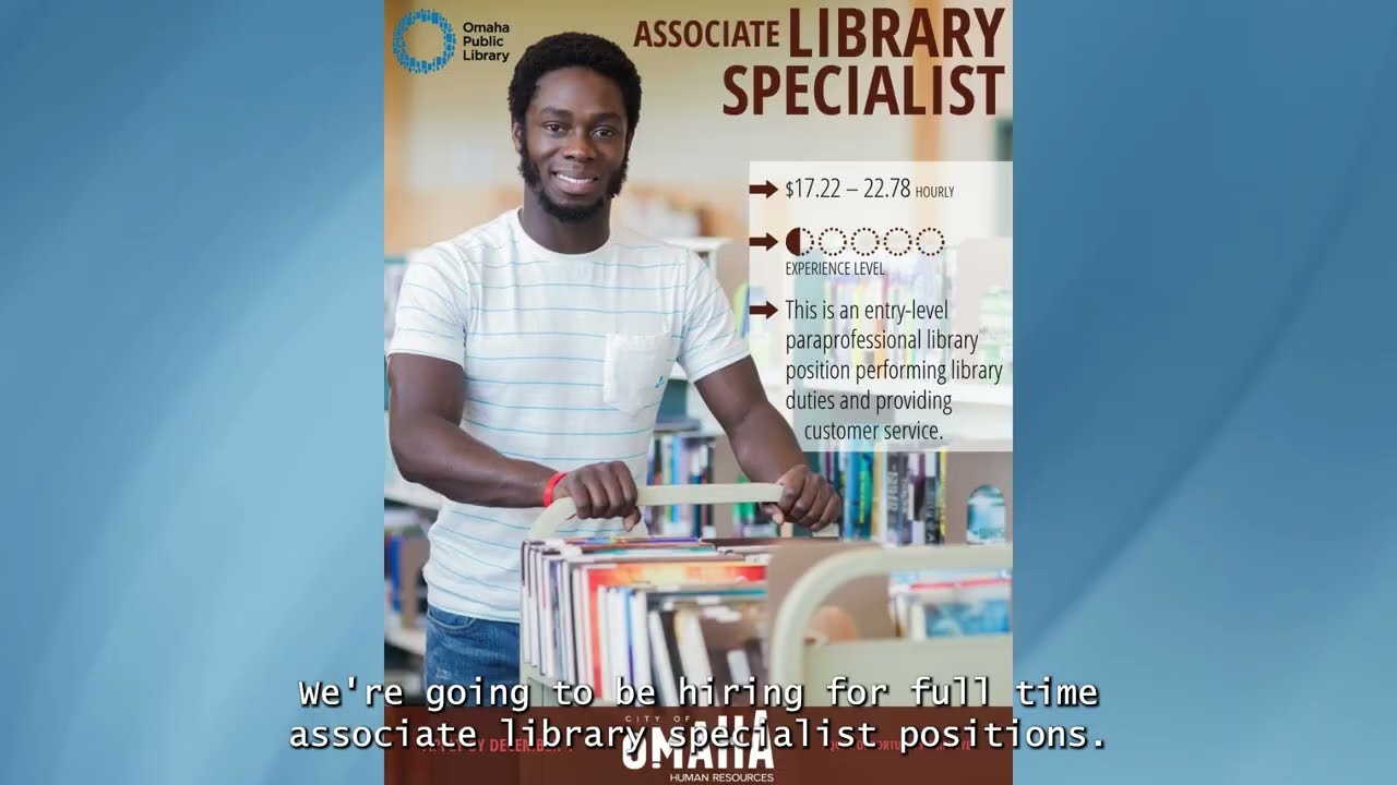 OPL is Hiring: Associate Library Specialist | Apply by Dec. 4, 2025