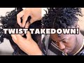 MEN'S 2 STRAND TWISTS TAKE OUT/TAKE DOWN RESULTS!! | ways to style twist outs!