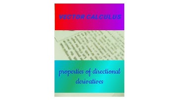 Properties of directional derivatives and tangent to curve.
